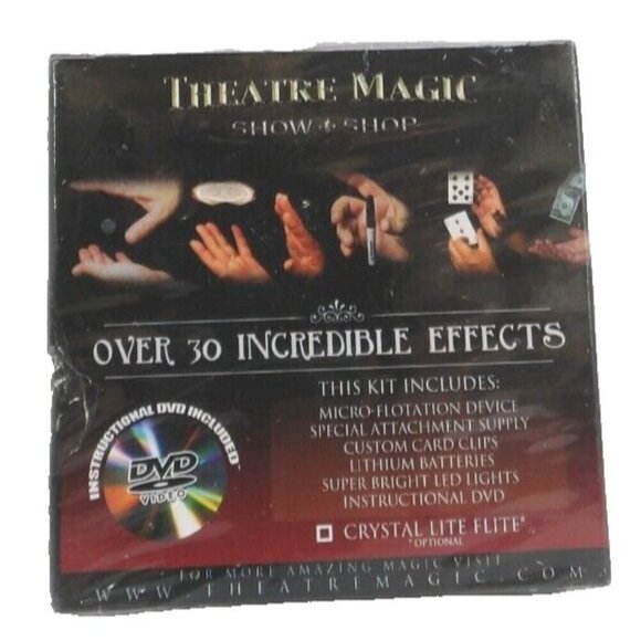 Theatere Magic THE LEVITATOR on DVD video 30 magic effects kit NEW - Picture 2 of 2